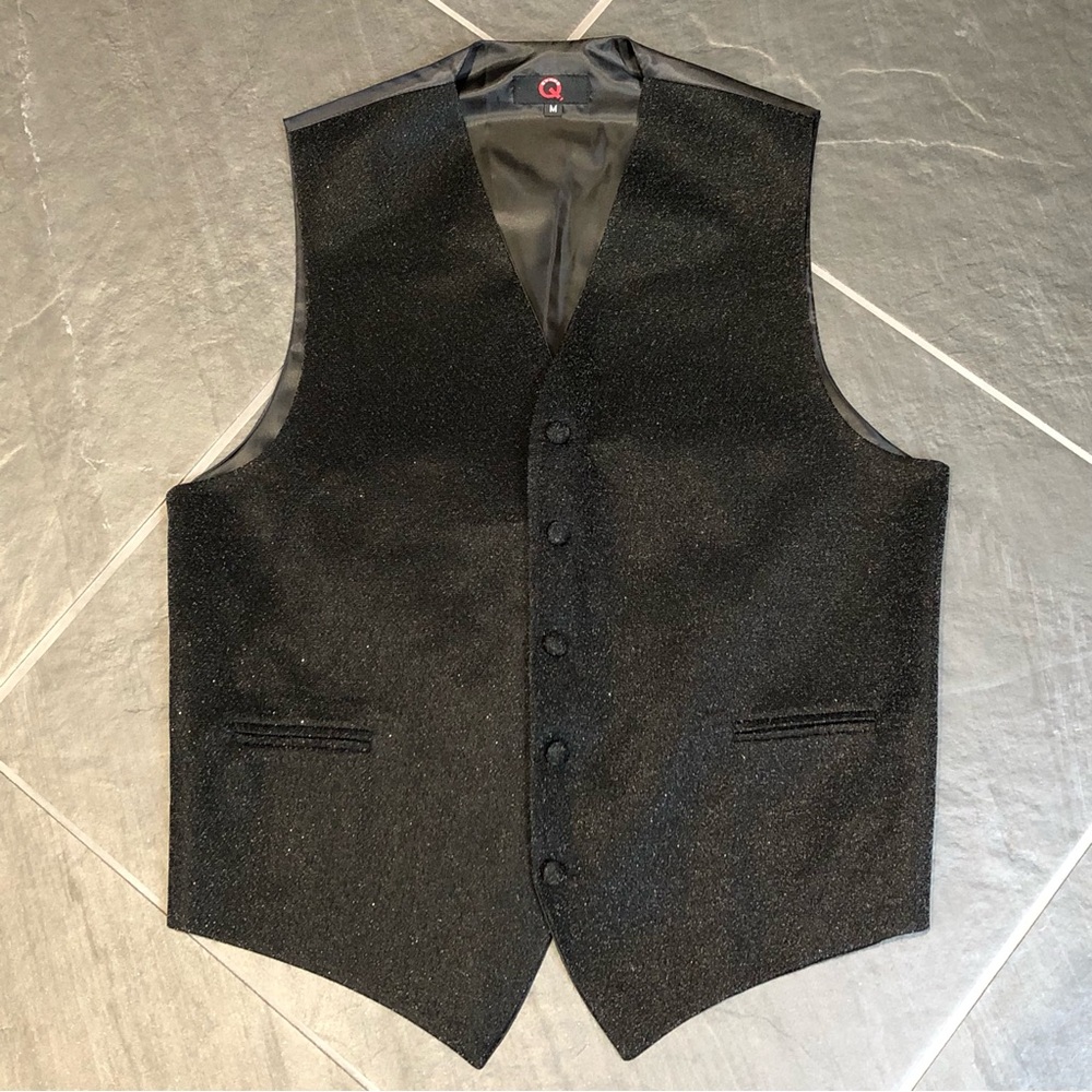 Medium Formal Vest In Sparkly Black
